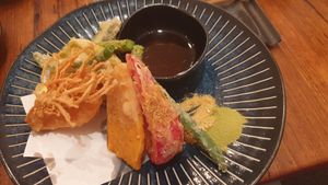 Tempura veg at Kuzu Izakaya in Woodend