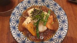 Agedashi tofu at Kuzu Izakaya in Woodend