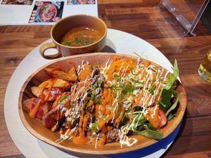 Jackfruit meal at Vegetiger オヤサイキッチン  TORAYA VEGETIGER SECOND-ROOM in Nagoya