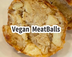 【Vegan Meatballs】Made by hand in our kitchen from tofu and very CHUNKY!! at Vegetiger オヤサイキッチン  TORAYA VEGETIGER SECOND-ROOM in Nagoya