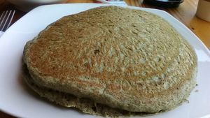 Vegan Buckwheat Pancakes from Dolce, June 2021. at Dolce in Kingston