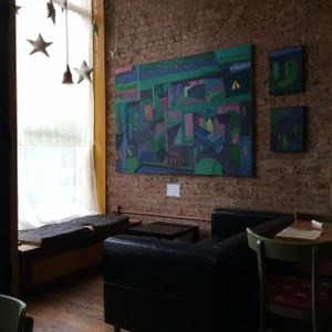 Cafe interior at Dolce in Kingston