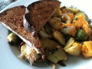 Vegan Hash, Duo Bistro, Kingston, NY -
Photo by ecoRDN ecoRDN.com at Duo  Bistro in Kingston