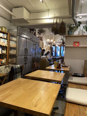 seating   at Asakara Good Store in Osaka