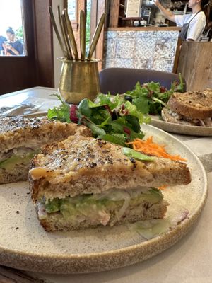 Vegan Tunah Melt Toastie   at Asakara Good Store in Osaka