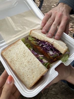 Vegetable sandwich   at Asakara Good Store in Osaka