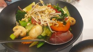 Vegan Pad Thai at Authentic Thai in Nelson Bay