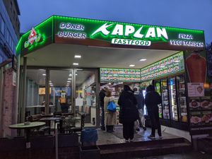 Outside of Kaplan Döner - Prenzlauer Berg. at Kaplan Döner - Prenzlauer Berg in Berlin