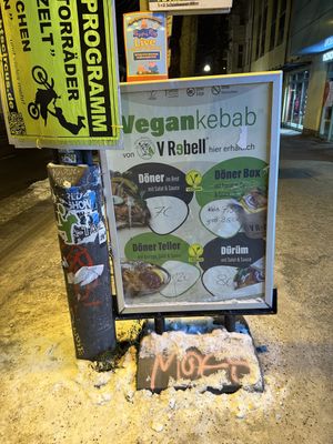 sign  at Kaplan Döner - Prenzlauer Berg in Berlin