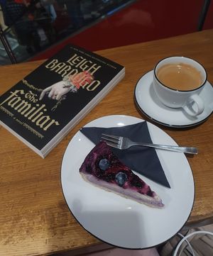  at Mayersche Café in Dusseldorf