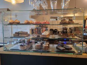 Cake selection - 3 vegan options today at House of Koko - Oakwood in Leeds