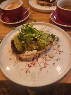 Lebanese spiced pea with whipped tofu at House of Koko - Oakwood in Leeds