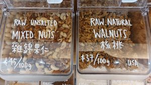 Raw Vegan Nuts at Live Zero Bulk Foods - Happy Valley in Hong Kong Island