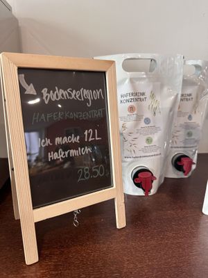 You can make 12l of oat milk  at Quintacoira in Chur