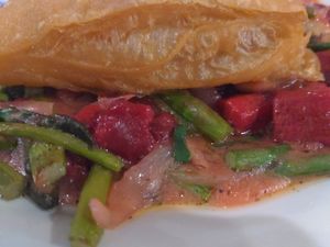 Jagerin Vol-Au-Vent: another amazing Vegan option here at the Unicorn Tavern. at The Unicorn Tavern in Grand Haven