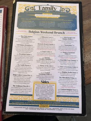 Menu  at The Unicorn Tavern in Grand Haven