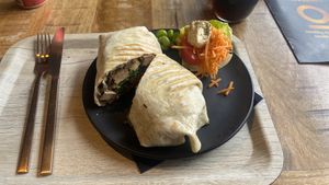Plant-based wrap    at Base & Bounce in Eeklo