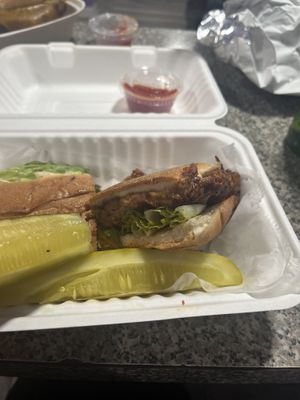 vegan chopped cheese  at The Bronx Public in Bronx