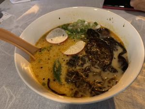 Patient ramen. Best I’ve had ever!  at Boku Ramen in Pondicherry