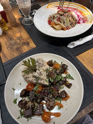 Seitan Salteado   at Matices del Elqui in Pisco Elqui