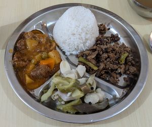 Combo meal for 150 PHP, sooooo good at Vegan Options in Quezon City