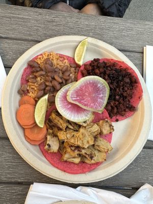   at Rico Rico Vegano in Oakland