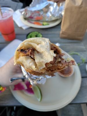 Polo burrito at Rico Rico Vegano in Oakland