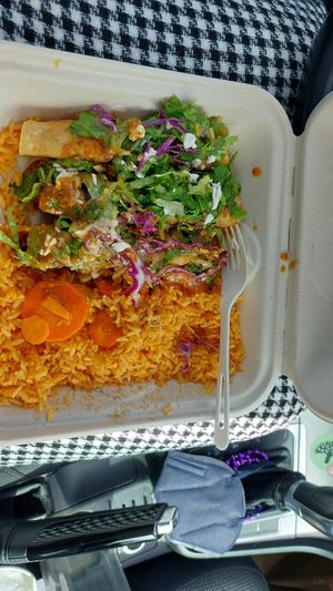 Potato flautas. More like taquitos but plenty to eat and so crispy delicious. at Rico Rico Vegano in Oakland