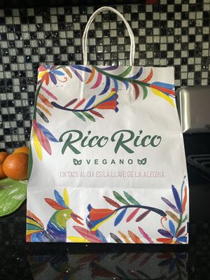 Rico Rico Vegano Delivered 💕  at Rico Rico Vegano in Oakland
