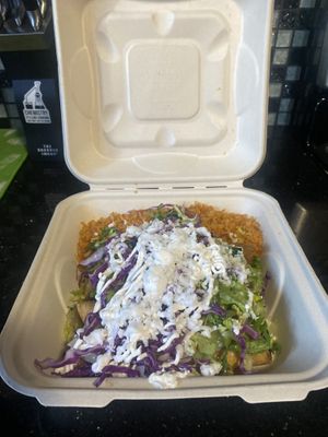 Third Party Delivery of Flautas de papa - loved all the greens! 🌱 Mexican  at Rico Rico Vegano in Oakland