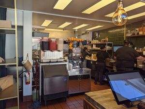 No place to dine indoors at Rico Rico Vegano in Oakland
