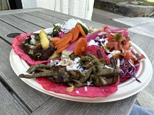   at Rico Rico Vegano in Oakland