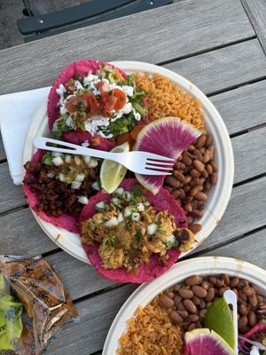   at Rico Rico Vegano in Oakland