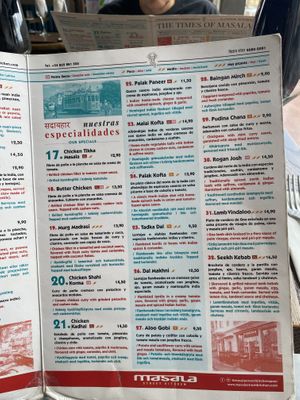   at Masala Street Kitchen in Torrevieja