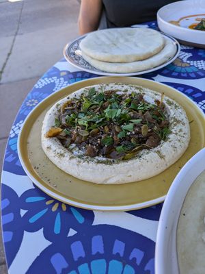 Hummus tyfaya at Sitti's Table in Cody