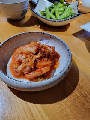 Kimchi & Edemame at Let's Sushi in Sheffield