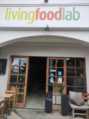 Outside at Living Food Lab Canggu in Canggu