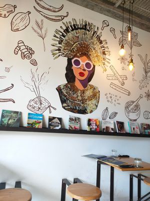 Inside at Living Food Lab Canggu in Canggu