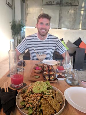 Our food was so good! at Living Food Lab Canggu in Canggu