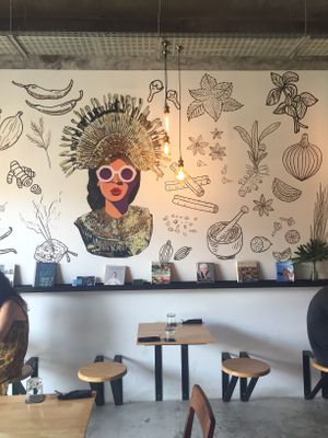 Inside  at Living Food Lab Canggu in Canggu