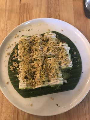 Raw cannelloni  at Living Food Lab Canggu in Canggu