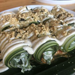 Raw cannelloni  at Living Food Lab Canggu in Canggu