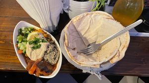 Kleiner Salatteller  at Koshari Ahl Kairo in Munich