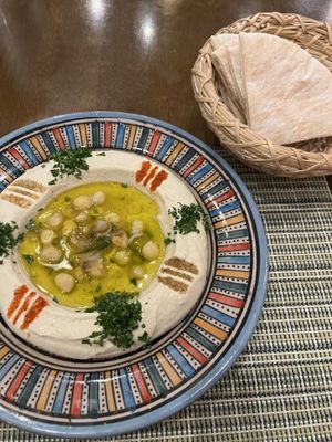 Hummus  at Seven Hills in Osaka