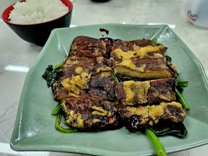 Crispy seitan at Yat Sum Vegetarian - 一森素食 - Tsim Sha Tsui in Kowloon