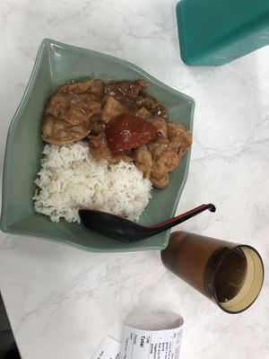 sweet & sour gluten and lotus  at Yat Sum Vegetarian - 一森素食 - Tsim Sha Tsui in Kowloon