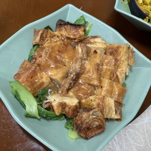 tofu skins  at Yat Sum Vegetarian - 一森素食 - Tsim Sha Tsui in Kowloon
