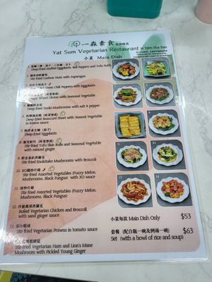  at Yat Sum Vegetarian - 一森素食 - Tsim Sha Tsui in Kowloon