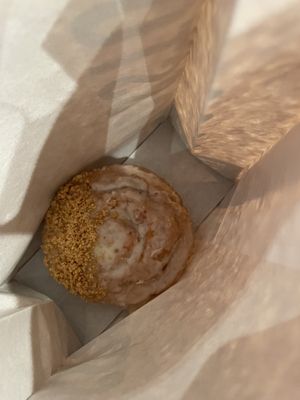 Cinnamon scroll doughnut  at Crosstown Doughnuts in Oxford