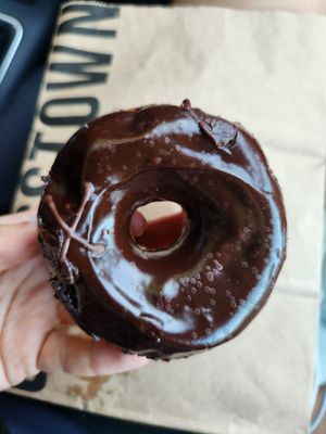 Dark Chocolate Donut at Crosstown Doughnuts in Oxford